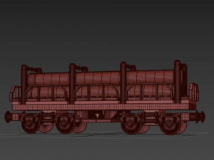 Train Cargo Tree Lego Modelo 3D