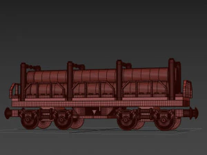 Train Cargo Tree Lego 3D Model
