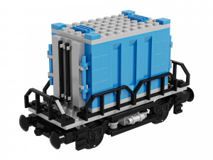 Train Lego Container Model 3D