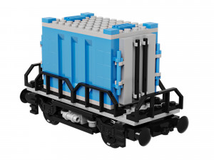 Train Lego Container Model 3D