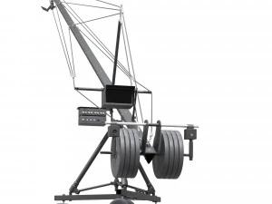 Cinema Crane Camera 3D Model