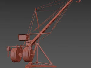 Cinema Crane Camera 3D Model