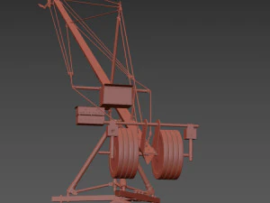 Cinema Crane Camera 3D Model