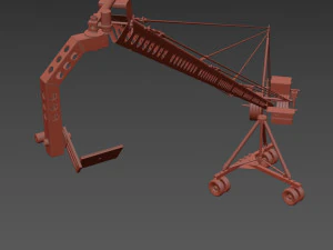 Cinema Crane Camera 3D Model