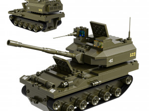 Lego Tank 522 3D Model