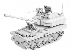 Lego Tank 522 Modelo 3D
