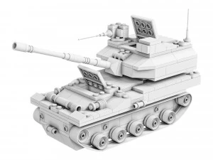 Lego Tanque 522 Modelo 3D