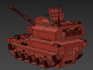 Lego Tank 522 Modelo 3D