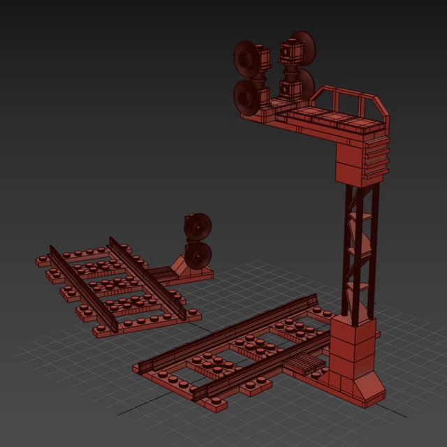 Lego train construction online