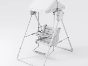 &Ccedil;ocuk salıncak 3D Model