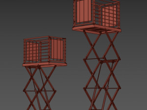Hydraulic lift 3D 모델