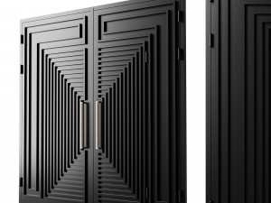 Gate black loft 3D Модель