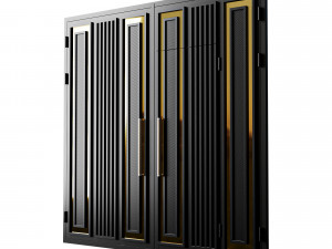 Gate black loft premium Modelo 3D
