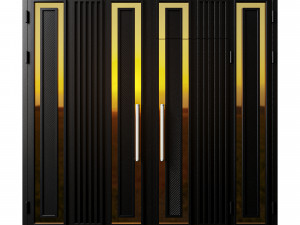 Gate black loft premium Modelo 3D