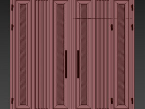 Gate black loft premium Modelo 3D