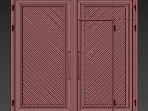 Gate black loft premium 01 3D Model