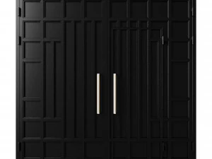 Gate black hi tech 3D Model