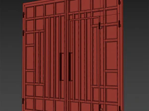 Gate black hi tech 3D Model