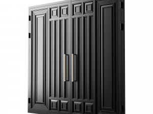 Gate black loft 01 3D Model