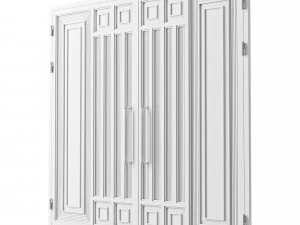 Gate black loft 01 3D Model