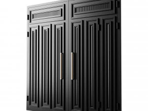 Gate black loft 02 3D Model