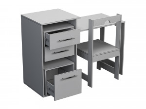 Great Computer Desk 3D Модель