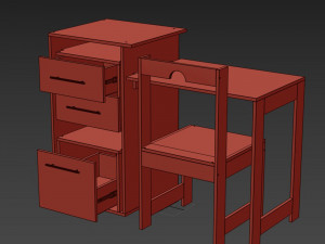 Great Computer Desk 3D Модель