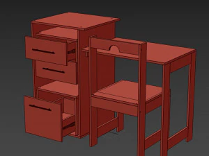 Great Computer Desk 3D Model