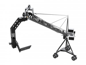 Cinema Crane Camera Silver 3D Модель