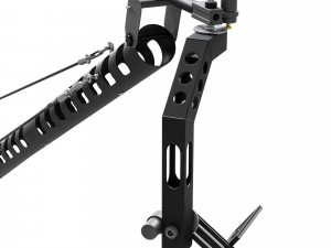 Cinema Crane Camera Silver 3D Модель