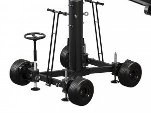 Movie crane camera black 3D Model