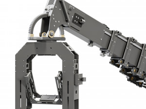Movie crane camera silver Modelo 3D