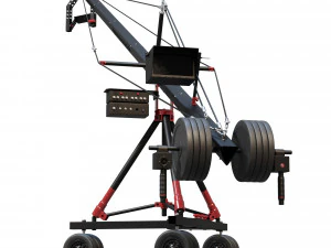 Crane camera red 3D Model