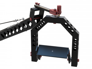 Crane camera red Modello 3D