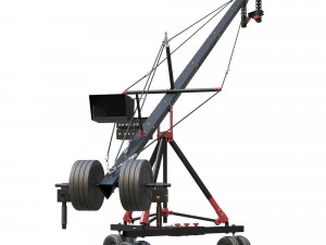 Crane camera red 3D Model