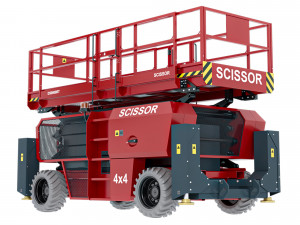 Scissor lift DS0000RT 3D Model