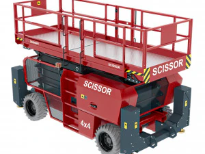 Scissor lift DS0000RT 3D Model