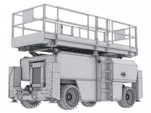 Scissor lift DS0000RT 3D Model