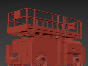 Scissor lift DS0000RT 3D Model