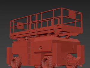 Scissor lift DS0000RT 3D Model