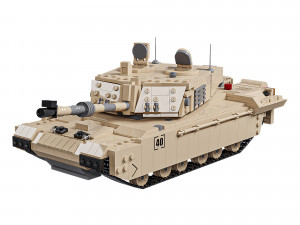 Challenger 2 Lego Tank 3Dモデル