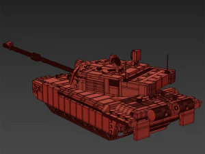 Challenger 2 Lego Tank 3D Model