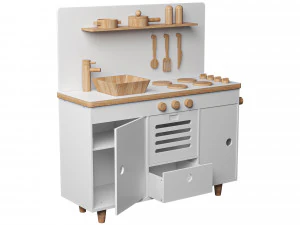 A cozinha l&uacute;dica Modelo 3D