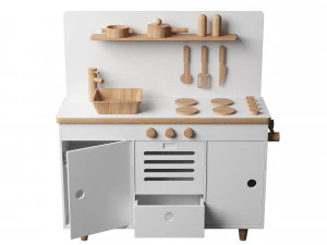 A cozinha l&uacute;dica Modelo 3D