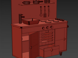 The Play Kitchen Modelo 3D