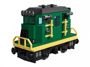 Train Mini Diesel-Electric Extinguisher Class E Modèle 3D