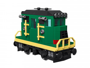 Train Mini Diesel-Electric Extinguisher Class E Modèle 3D