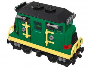 Train Mini Diesel-Electric Extinguisher Class E Modèle 3D