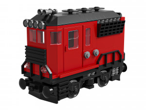 Train Mini Diesel-Electric Extinguisher Class A Modelo 3D