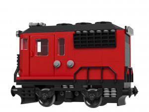 Train Mini Diesel-Electric Extinguisher Class A Modelo 3D